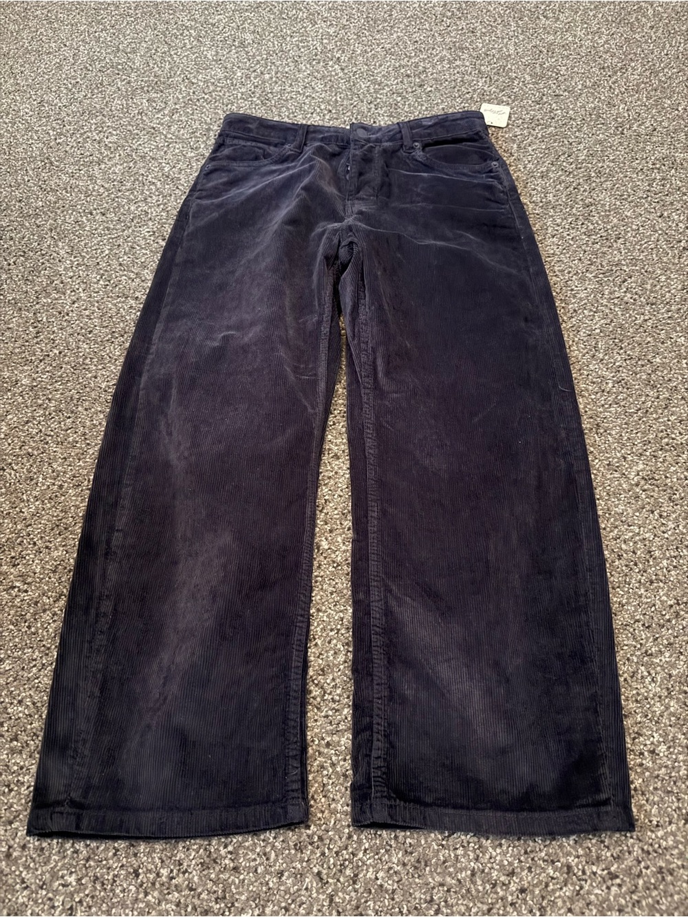We The Free Straight-Leg Corduroy Pants - Navy